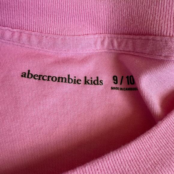 Abercrombie Kids Oversized AC/DC Pink Graphic Tee 9/10 - Picture 5 of 7